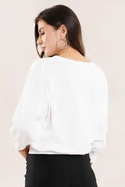 Blusa Antonia Color Blanco Talla XS Ragged