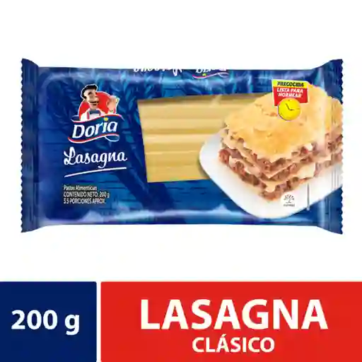 Doria Pasta Precocida para Lasaña