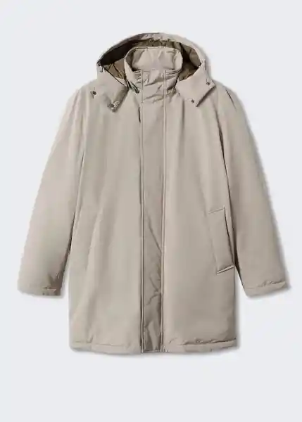 Chaqueta Parka Street Camel Talla M Hombre Mango