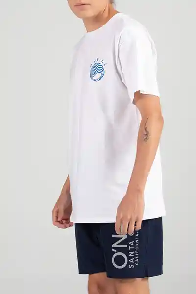 ONeill Camiseta Classic Spinner Masculina Blanco Talla M