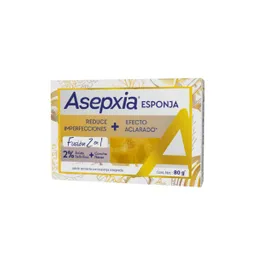 Asepxia Jabón Esponja Fusion 2 en 1