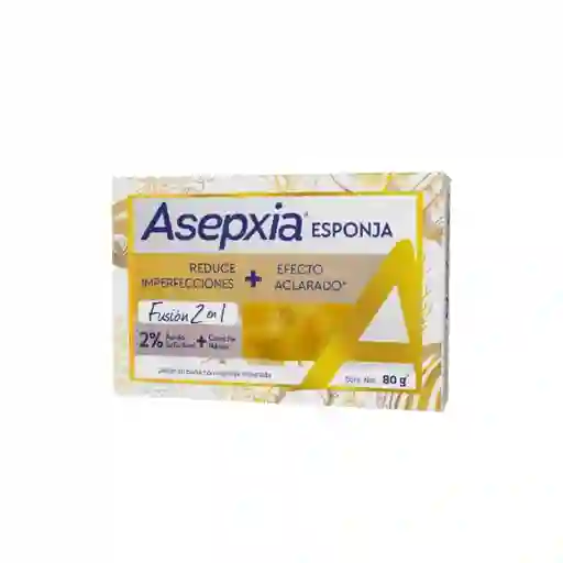 Asepxia Jabón Esponja Fusion 2 en 1