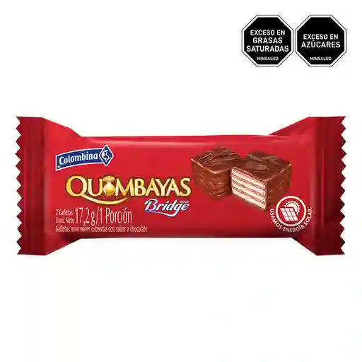 Quimbayas Galletas Mini Wafer Cubiertas de Chocolate