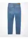 Jean Mom Azul Talla 6 Long Mujer American Eagle