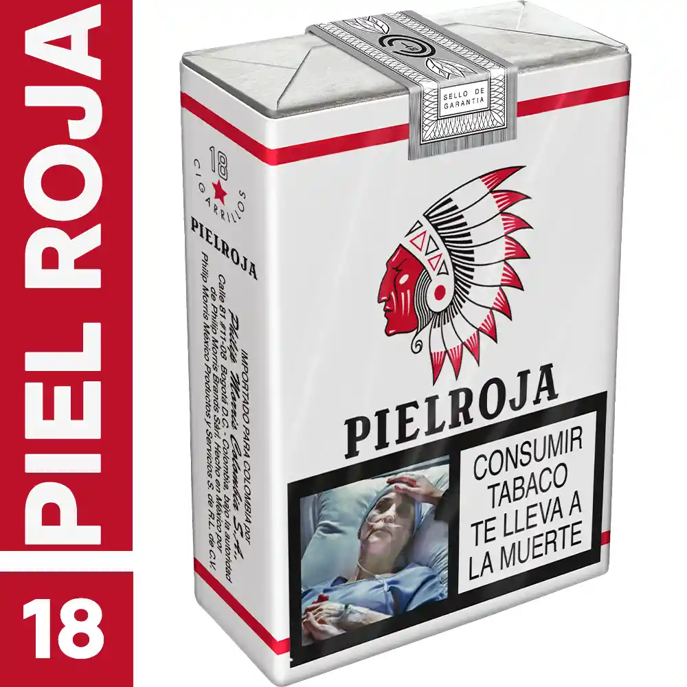 Piel Roja x 18 Cigarrillos