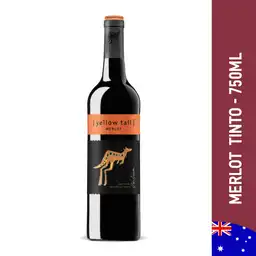 Yellow Tail Vino Tinto Merlot Botella 750 ml