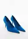 Zapatos Giround Azul Talla 39 Mujer Mango