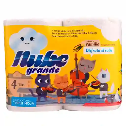 Nube Papel Higiénico 3 Hojas