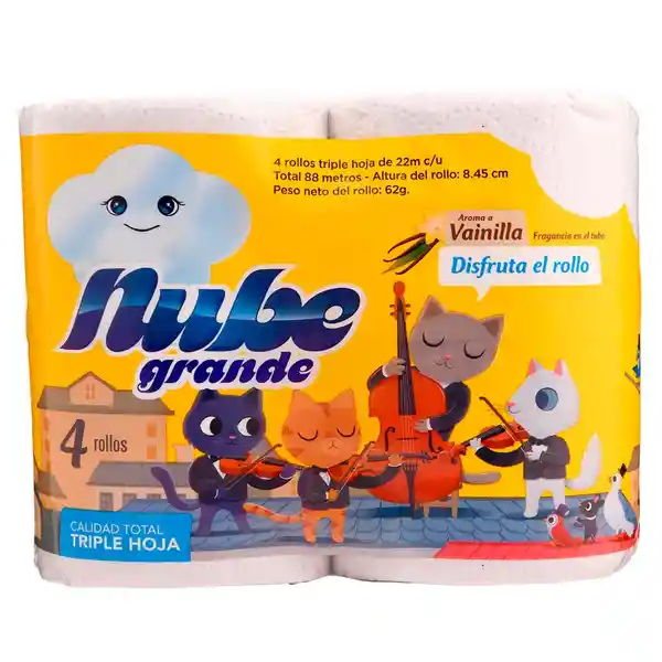 Nube Papel Higiénico 3 Hojas