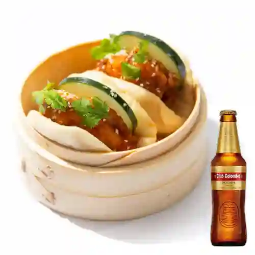 Combo Baos KFC Korean Fried Chicken + Club Col. Dorada 350ml