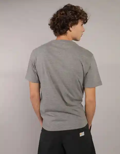 Camiseta Hombre Gris Talla LARGE 4290006 American Eagle