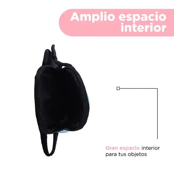 Cangurera Para Brazo Con Doble Bolsillo Colorful Azul Miniso