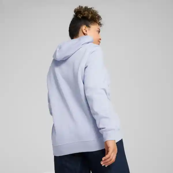 Puma Buzo Hoodie Ess No. 1 Logo Fl (S) Lifestyle Mujer Azul T XS