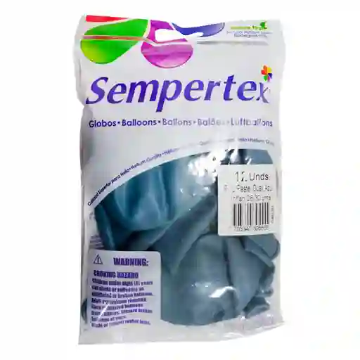 Sempertex Globo Latex Pastel Dusk Azul 7703340395555