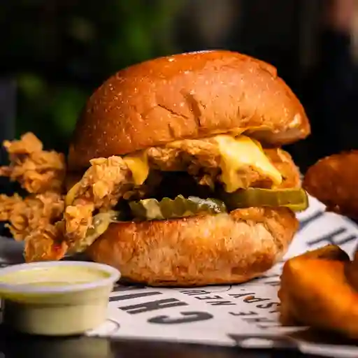 Chikken cheese burger
