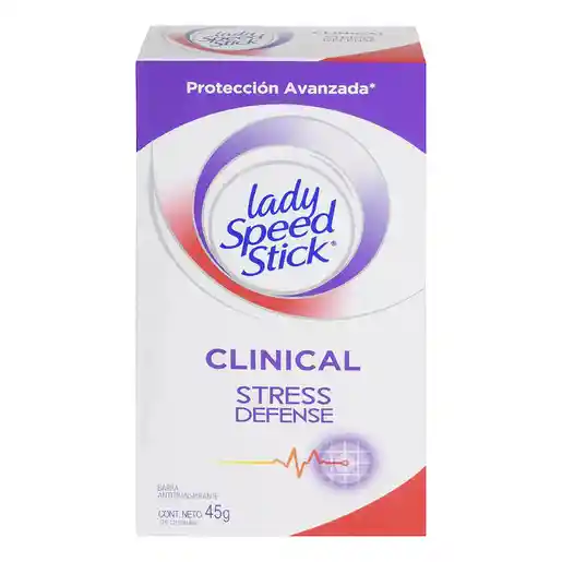 Lady Speed Stick Desodorante Clinical Stress Defense en Barra