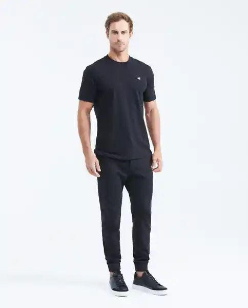 Pantalón Sweatpant Hombre Negro Noche Ultraoscuro 34 Chevignon