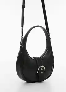 Bolso P Puffy Negro Mujer Mango