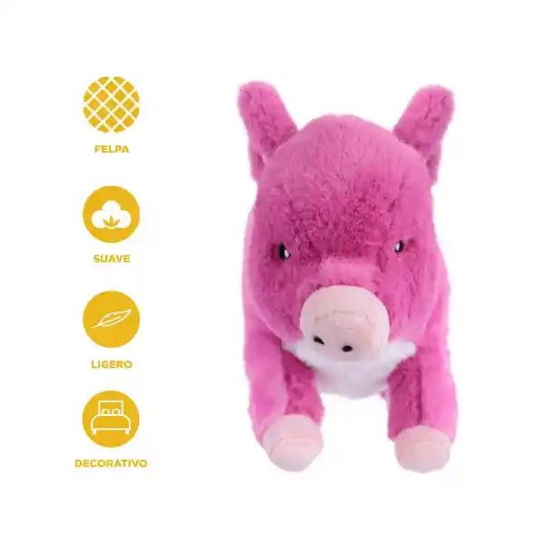 Peluche Cerdito Rosa Serie 8In Miniso