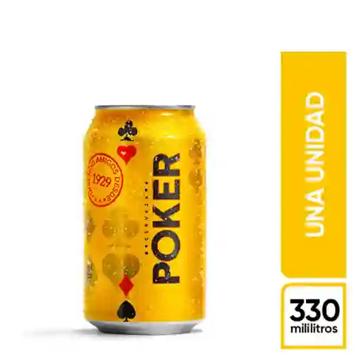 Cerveza Poker 330ml