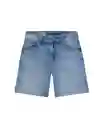 Short Medio Femenino Azul Francés Medio Talla 6 Chevignon