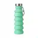 Miniso Termo de Silicona Plegable Verde 550 mL