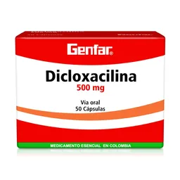 Dicloxacilina Genfar (500 Mg)