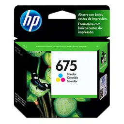 Hp Cartucho de Tinta 675 Tricolor