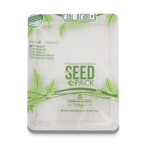  Bandeja Carton #8  Seed Pack  26 20U 