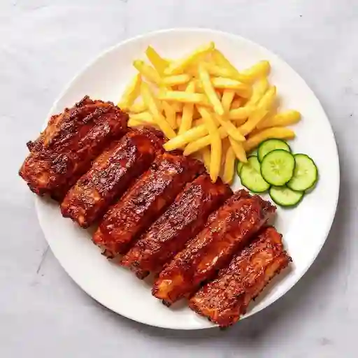 Costillas a la Bbq