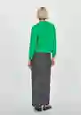 Buzo Jersey Tortu Verde Talla M Mujer Mango