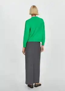Buzo Jersey Tortu Verde Talla M Mujer Mango