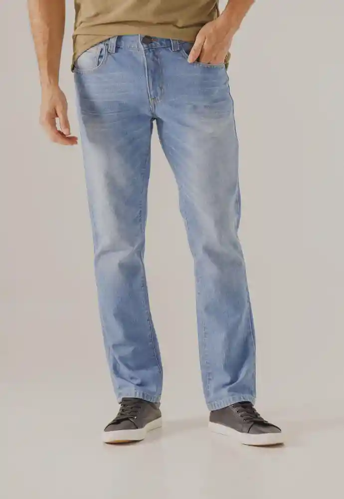 Custer Jean Ajustado Azul Talla 36