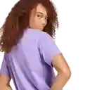 Adidas Camiseta Sl Sj T Manga Corta Mujer Morado Talla S
