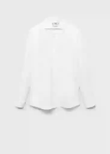 Camisa Bruce Blanco Talla L Hombre Mango