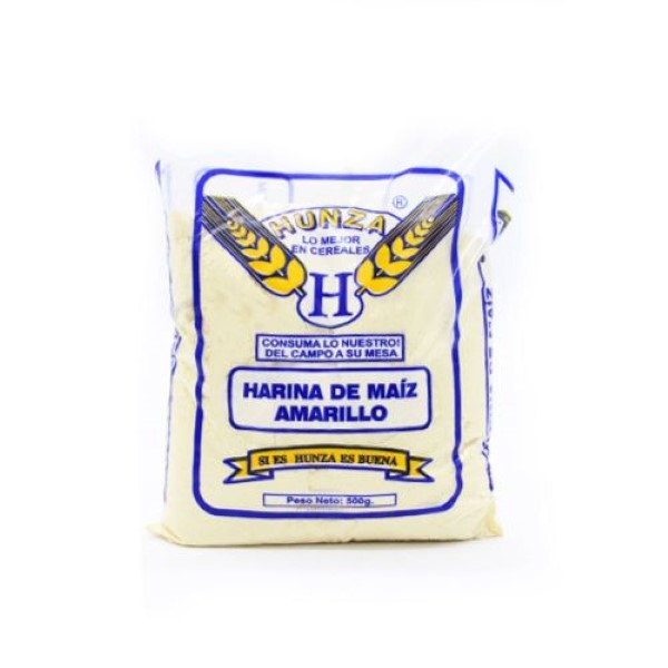 Hunza Harina de Maíz Amarillo 500 g