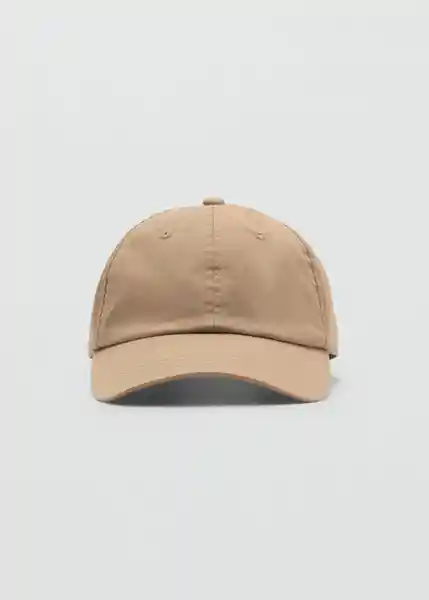 Gorra Basic Beige Talla 99 Hombre Mango