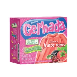 Gel'hada Gelatina Frutos Rojos
