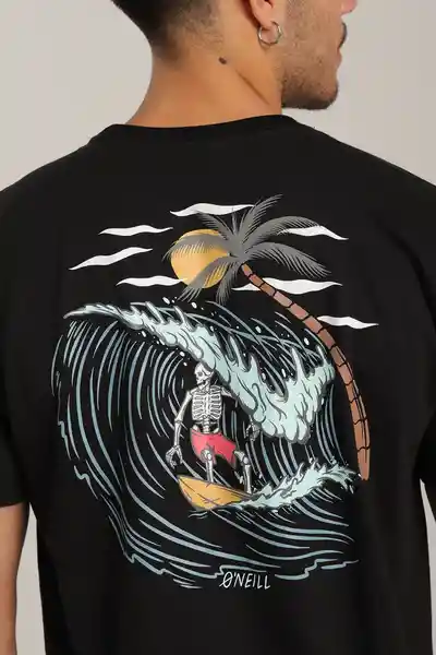 Camiseta Standard Fit Shuffle Negro Hombre Talla XXL Oneill