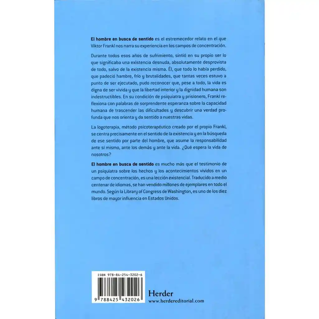 El Hombre en Busca de Sentido - Viktor Frankl