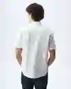 Camisa Hombre Blanco Talla M 811G000_BLA110601 Americanino