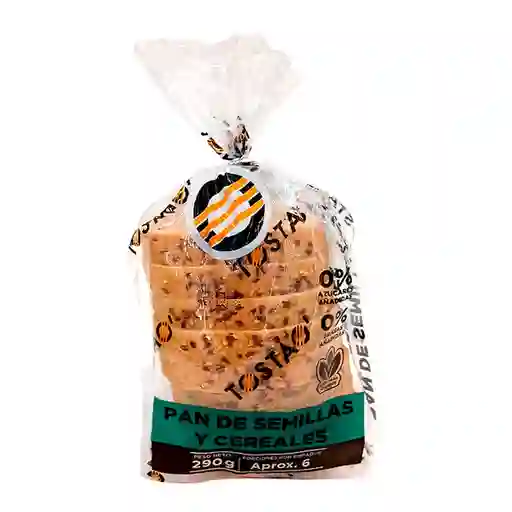 Tostao Pan Tajado Semillas Cereales