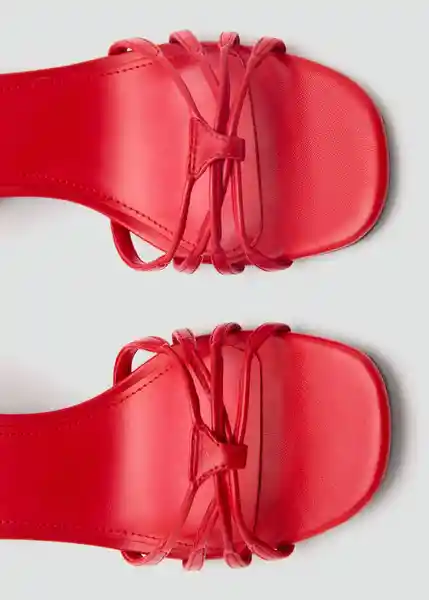 Sandalias Luna Rojo Talla 37 Mujer Mango