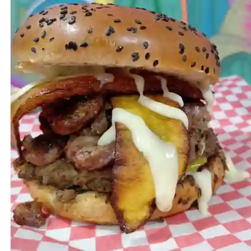 Hamburguesa Montañera +coca Cola 250 ml