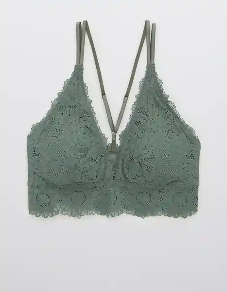 Bralette Aerie Verde Talla X-Large American Eagle 16983354