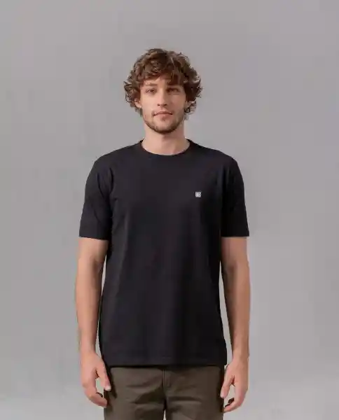 Camiseta Hombre Negro Talla L 100G101_NEG194007 Rifle