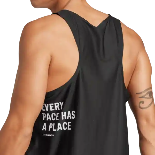 Adidas Camiseta Otr Ar Singl M Correr Hombre Negro Talla M