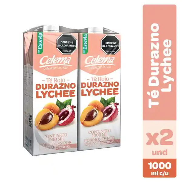 Celema té Durazno Lychee Sin Calorías