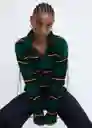 Jersey Mosco Verde Talla S Mujer Mango