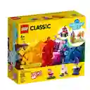 Set Construcción Classic Ladrillos Creativos Transparentes Lego